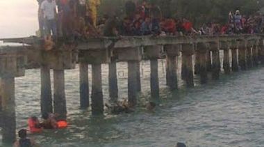 Dermaga Pulau Berhala Ambruk, 100 Pengunjung Tercebur ke Laut