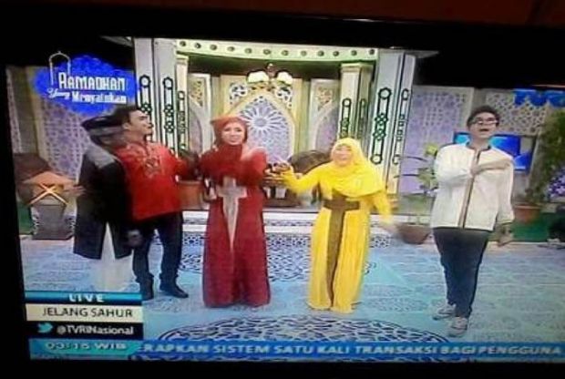MUI Curiga, Program Ramadhan TVRI Berkostum Salib Disengaja