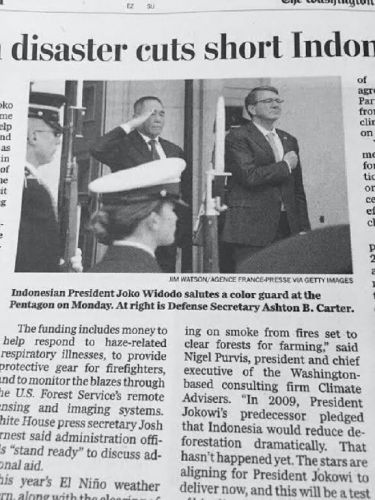 Koran Berpengaruh di Amerika ”Washington Post” Tak Bisa Bedakan Jokowi dengan Ryamizard Ryacudu, Ini Buktinya