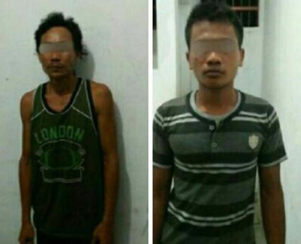 Dua Pelaku Penganiayaan Berat di Kedai Tuak Desa Talanglakat Indragiri Hulu Diringkus Polisi