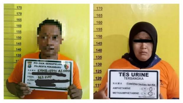 Pasangan Suami Istri Residivis Curanmor di Riau Kembali Masuk Penjara