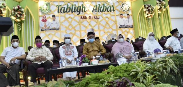 Jemaah Masjid Arafah Kota Duri Gelar Tablig Akbar Peringatan Isra Mikraj