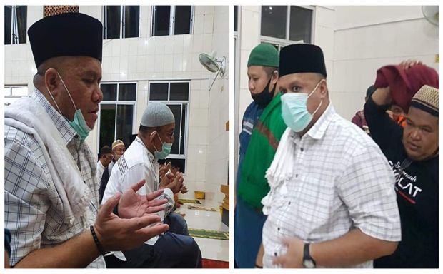 Bupati Indragiri Hulu Salat Tarawih ke Masjid-Masjid Saat Riau Pandemi Corona