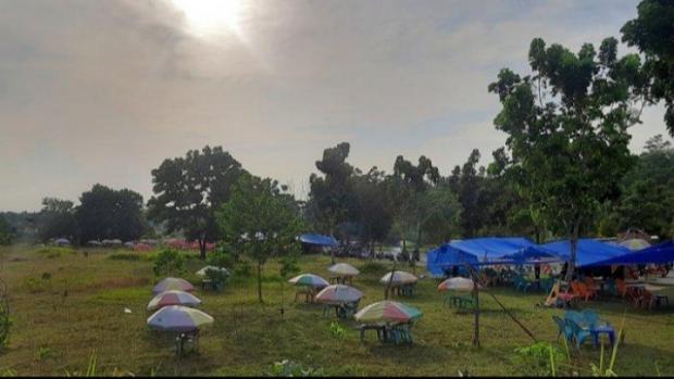 Tenda Ceper Sekitar Stadion Utama Riau Diduga Dijadikan Tempat Mesum