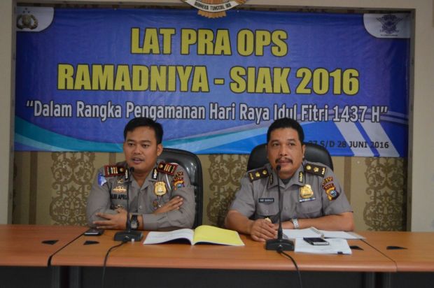 Operasi Ramadniya 2016, Polres Siak Siagakan 165 Personel Amankan Hari Raya