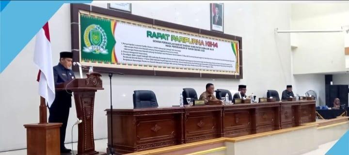 <b>DPRD Indragiri Hilir Gelar Rapat Paripurna ke-14 Masa Persidangan III Tahun 2025</b>
