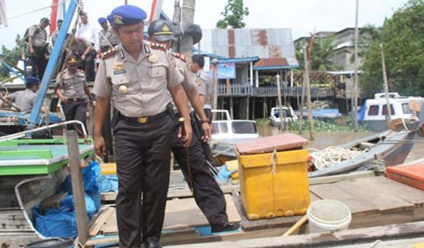 Tiga Kapal Pukat Harimau Ditangkap di Perairan Indragiri