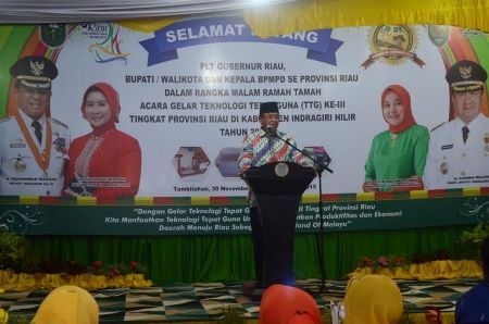 Ini Isi Pidato Lengkap Bupati Wardan di Hadapan Peserta Teknologi Tepat Guna se-Riau di Tembilahan