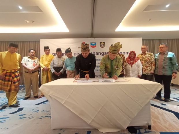 Chevron Bangun Sentra Ekonomi Kreatif Budaya Melayu sebagai Kenang-kenangan 95 Tahun Bermitra dengan Masyarakat Riau
