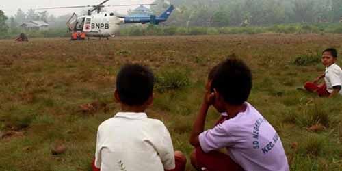 Tiga Helikopter Disiapkan Antisipasi Bencana Kabut Asap Riau