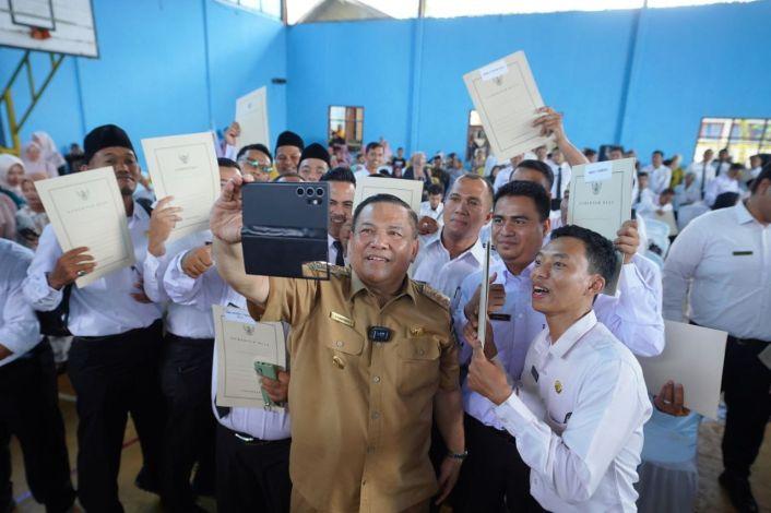 Selasa 2 Juni 2024 Jadi Hari Bersejarah bagi 318 Guru Honorer Pemprov Riau Asal Kabupaten Kampar