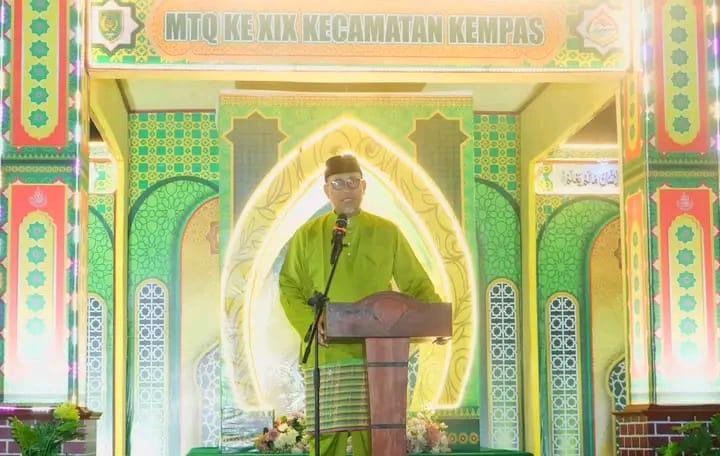 Buka MTQ Kecamatan Kempas, Plh Sekda Indragiri Hilir: Mari Ciptakan Generasi Islam Qurani yang akan Bawa Kemajuan Daerah