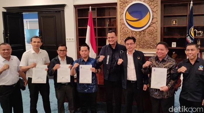 <b>Hari Ini Partai NasDem Serahkan Surat Rekomendasi kepada Tujuh Balon Kepala Daerah Untuk Maju di Pilkada Kabupaten/Kota di Sumut</b>