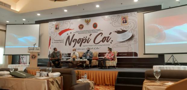 Bahaya Terorisme Disosialisasikan FKPT Riau lewat <i>Ngopi Coi</i>