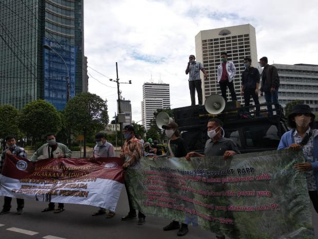 Bersengketa Lahan dengan PT RAPP, Masyarakat Dayun Kabupaten Siak Sudah 8 Hari di Jakarta Mencari Keadilan