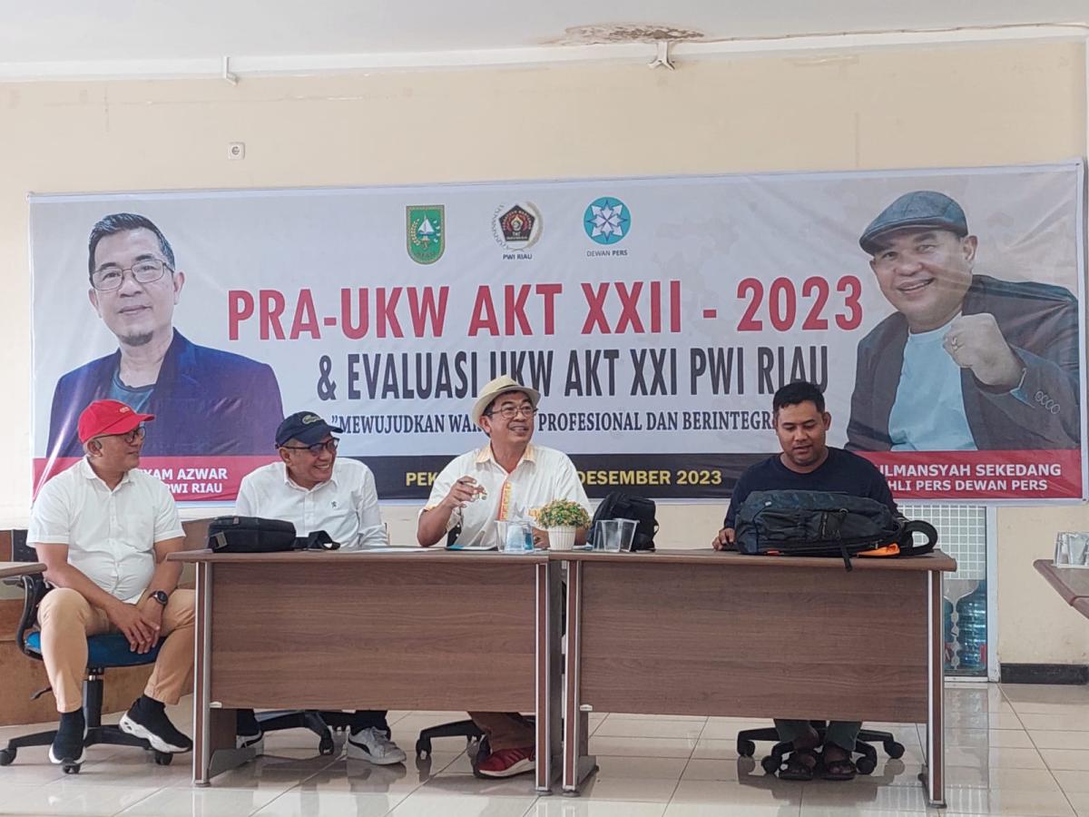 Pengurus PWI Riau Terpilih Periode 2023-2028 Dijadwalkan Dilantik Pekan Depan