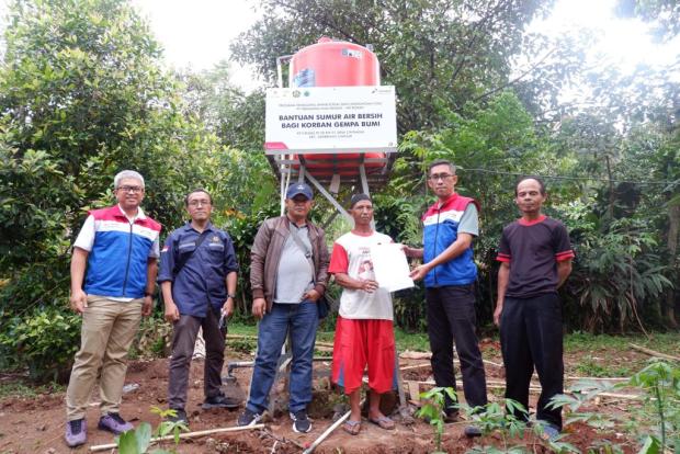 Dukung Warga Cepat Pulih Pascabencana, PHR Sediakan Sumur Bor untuk Korban Gempa Cianjur