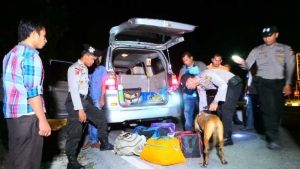 Pengendara Motor Nekat Lawan Arus dan Tabrak Polisi untuk Hindari Razia di Simpang Bingung Pekanbaru