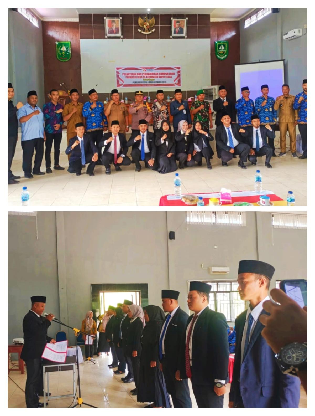 Lantik Pengawas Tingkat Kelurahan/Desa, Ketua Bawaslu Bengkalis: PKD Miliki Tugas Paling Berat dalam Mengawasi Pilkada