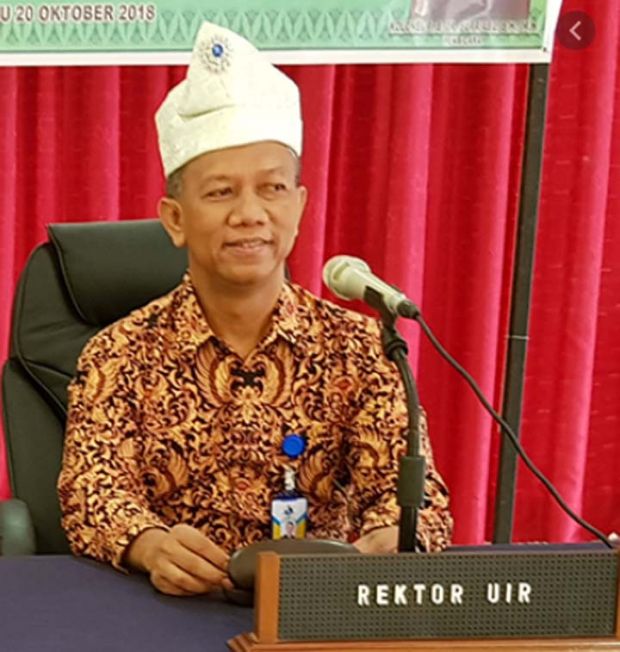 Rektor Universitas Islam Riau Positif Corona
