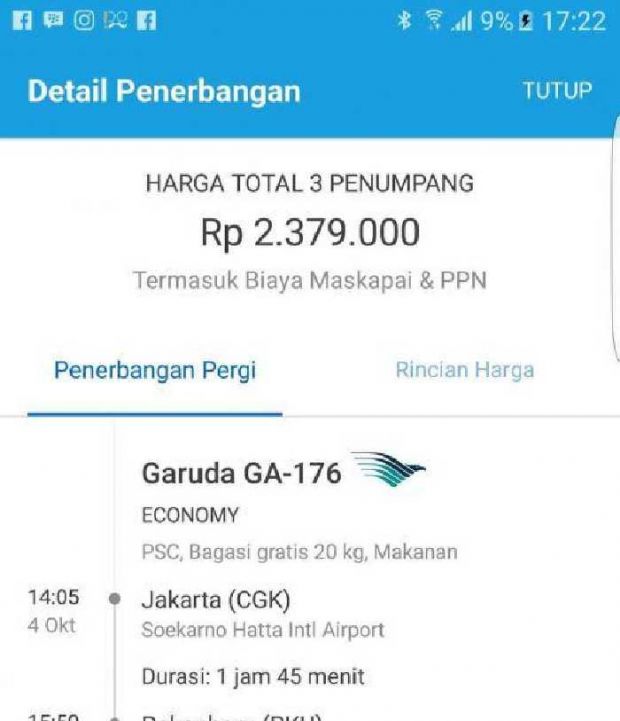Tiket Pesawat yang Diduga untuk Penerbangan Bupati Rohul Nonaktif ke Pekanbaru Beredar di Medsos, KPK: Suparman Masih Ditahan di Rutan Guntur