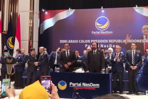 Partai Nasdem Resmi Deklarasikan Anies Baswedan Jadi Calon Presiden 2024