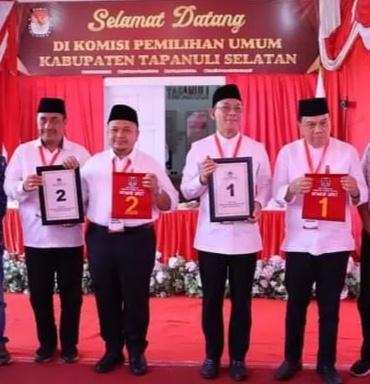 <b>Pilkada Kabupaten Tapsel, Paman Berhasil Ungguli Keponakan yang Notabene Bupati Petahana</b>