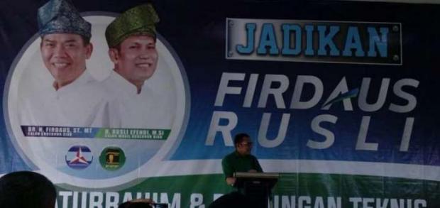 Berikut Struktur Tim Sukses Bacagub-Bacawagub Riau Firdaus-Rusli Effendi, Dipimpin Mantan Ketua DPRD Riau Chaidir