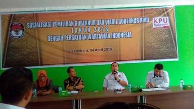 Dongkrak Partisipasi Pemilih Pilgub Riau 2018, KPU Pekanbaru Berharap pada Media