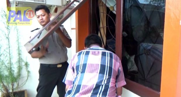 Jendela Rumah Ridwan di Jalan Sri Intan Rumbai Dicongkel Maling, Amplop Berisi Uang THR Rp1 Juta Raib