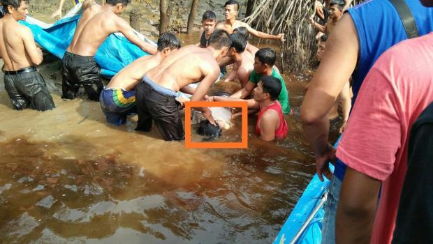 Jasad Wanita yang Terjun di Jembatan Kampung Sungairawa Siak Ditemukan Berjarak Satu Kilometer dari Lokasi Lompat