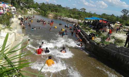 Pemandian Acil di Sungaipagar Kampar Kini Jadi Objek Wisata Baru