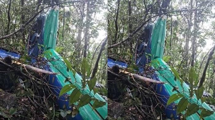 <b>Helikopter Eastindo Air Jatuh di Area Hutan Pegunungan Meratus Kalsel, Semua Penumpang Meninggal</b>