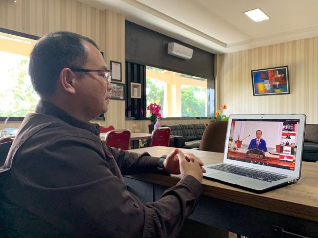 Webinar bersama Presiden Jokowi dan FRI, Rektor Unilak Dukung Ide Kampus Sinergi dengan Dunia Usaha