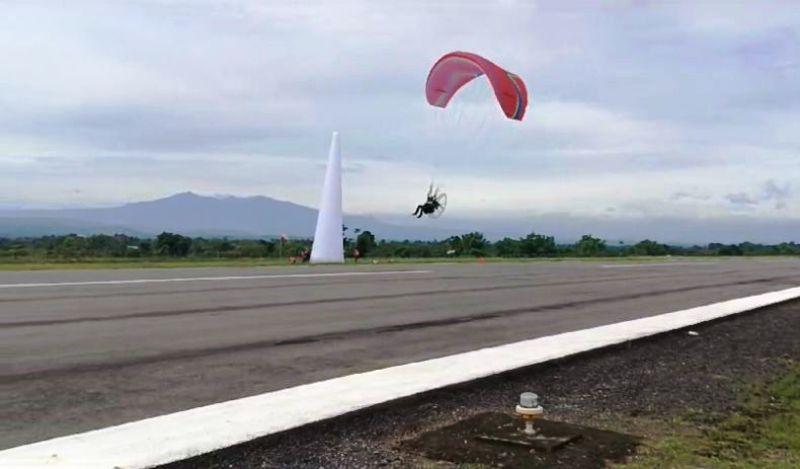 Lagi, Dulang Medali Perak dari Atlet Paramotor Riantoko, Riau Masih Puncaki Klasemen Sementara PON XXI Aceh-Sumut