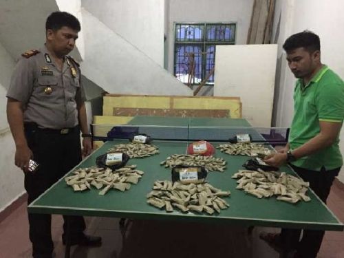 Diburu hingga ke dalam Hutan, Polisi Tangkap Kuli Bangunan Sekaligus Penjual Narkoba