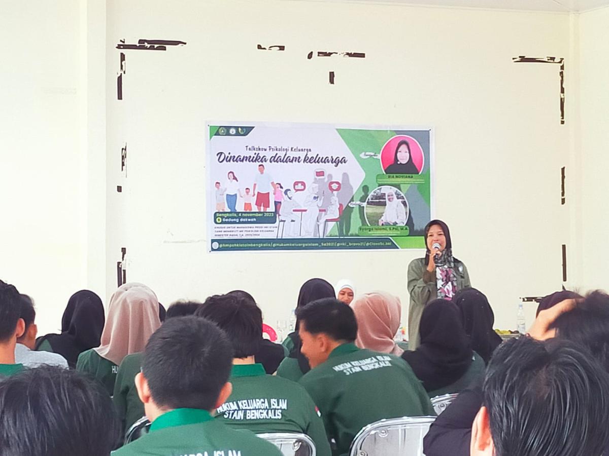 STAIN Bengkalis Adakan <i>Talkshow</i> Fsikologi Keluarga Bersama Yayasan Sapa Edelweis Riau.