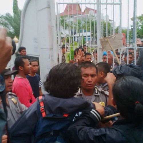Dirsabhara Polda Riau Janji Tindak Tegas Oknum Pemukul Wartawan saat Peliputan Kongres HMI