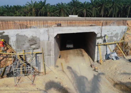 Enam Terowongan Dibangun di Tol Pekanbaru-Dumai, Lebarnya 25 Meter