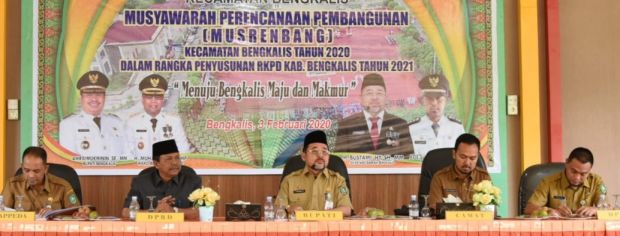 Musrenbang Perdana, Tahun Ini Kecamatan Bengkalis Dapat Kucuran Rp200,4 Miliar dari APBD