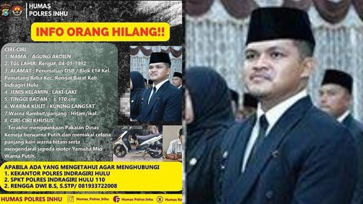 <b>Sosok Agung Ardien, Kabag Protokol Inhu Riau Hilang Usai Dilantik, Kini Ditemukan Sehat tapi Nangis</b>
