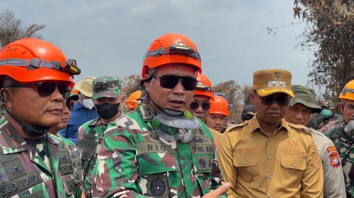 <b>Pangdam I BB Ungkap Karhutla di Riau Mayoritas Muncul Akibat Kesengajaan</b>