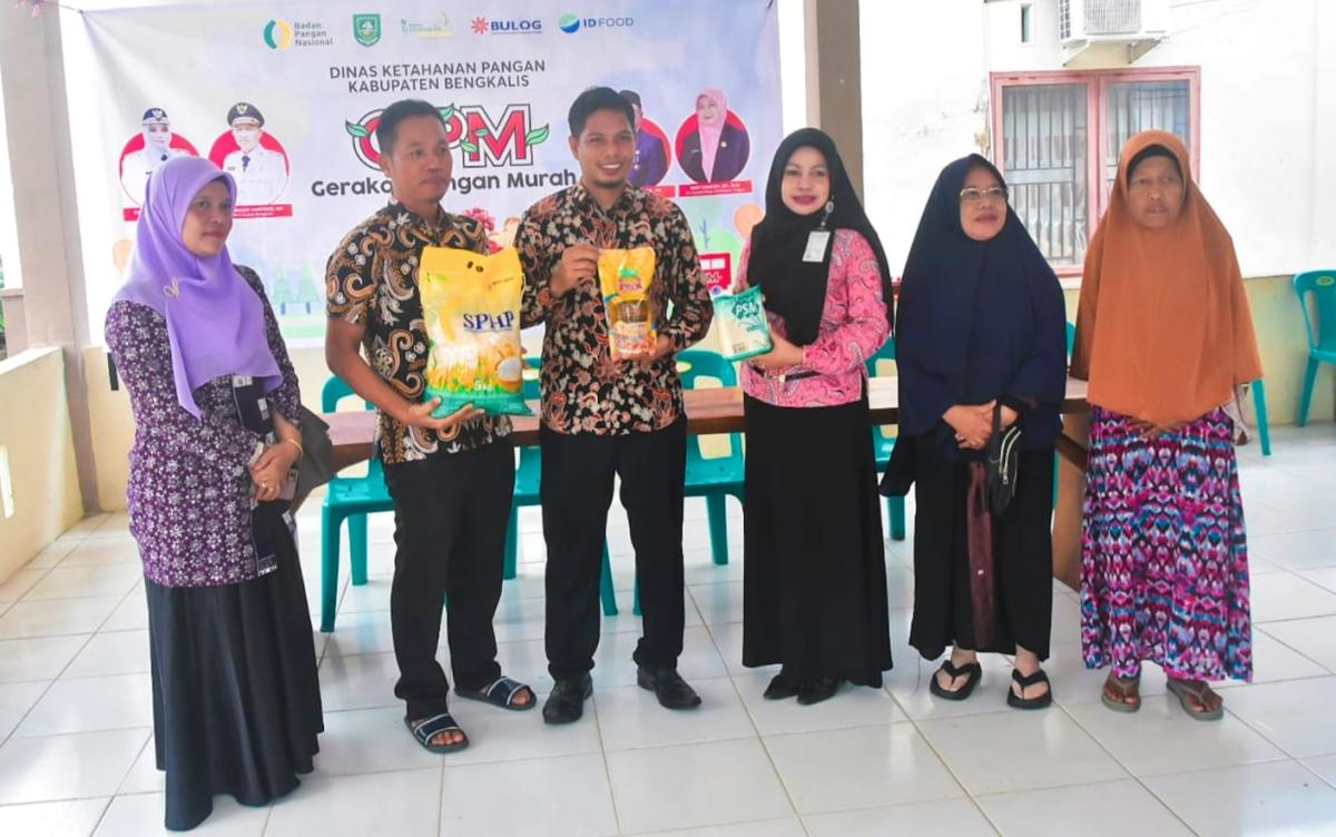 Harga Bahan Pokok Meningkat, GPM Tajaan DKP Bengkalis Dapat Apresiasi Pemdes