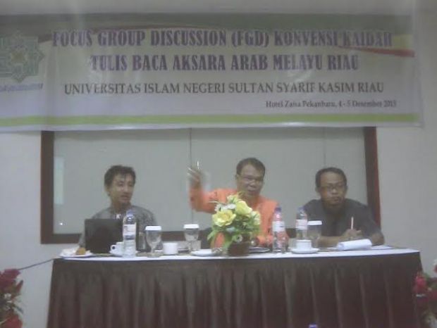Gelar FGD, UIN Suska Riau Bedah Penggunaan Bahasa Arab Melayu