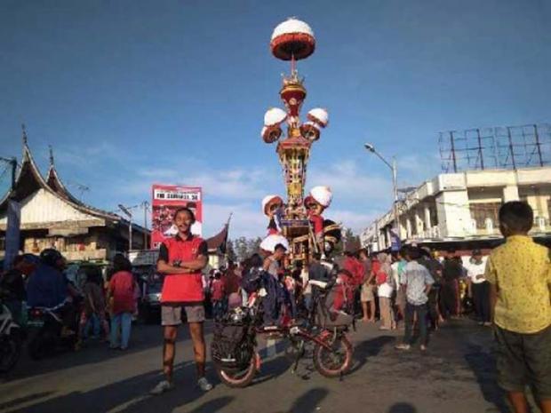 Keliling Indonesia Pakai Sepeda Selama 2 Tahun, Warga Dumai Ini Ingin Promosikan Riau