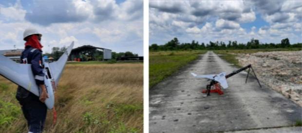 Terbangkan Drone untuk Dukung Pengamanan Pipa Migas
