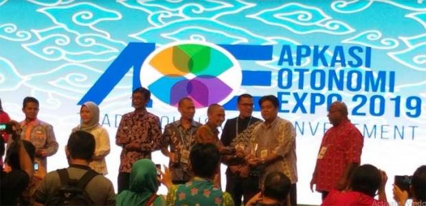 Kabupaten Siak Juara Ketiga Kategori Stan Inspiratif pada <i>Apkasi Otonomi Expo 2019</i> di Jakarta