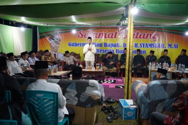 Berkunjung ke Pujud, Gubri Syamsuar Serap Aspirasi Masyarakat