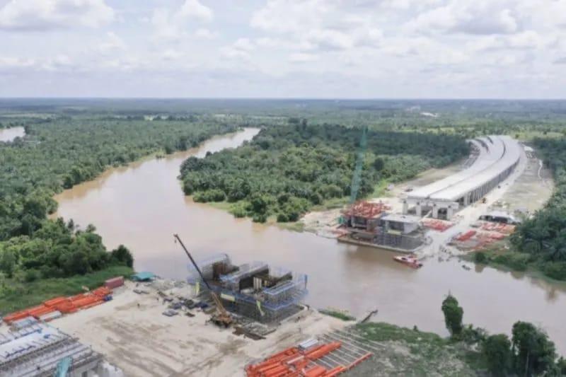 <b>Hutama Karya Lanjutkan Pembangunan Tol Lingkar Pekanbaru Sepanjang 30 Km, Kini Sedang Mengerjakan Jembatan Siak</b>