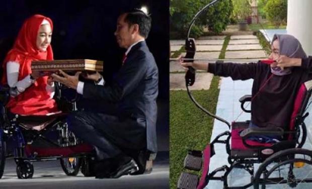 Presiden Jokowi Turun Podium Pembukaan Asian Para Games untuk Hampiri Bulan, Penyandang Disabilitas Asal Pekanbaru